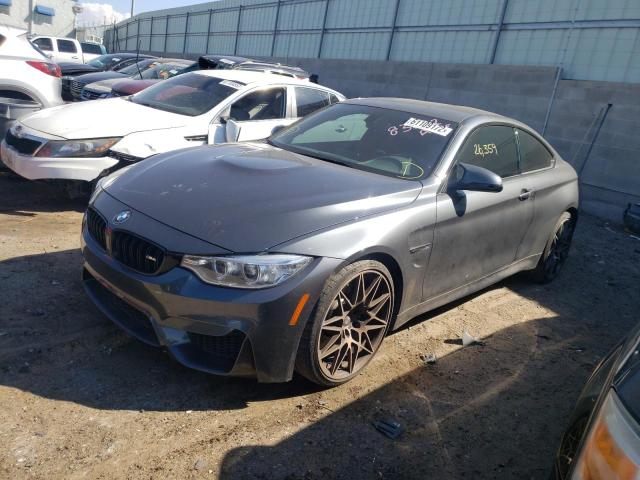 WBS3R9C57HK709452 - 2017 BMW M4 GRAY photo 2