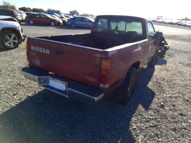 1N6SD11SXLC352070 - 1990 NISSAN D21 SHORT BURGUNDY photo 4