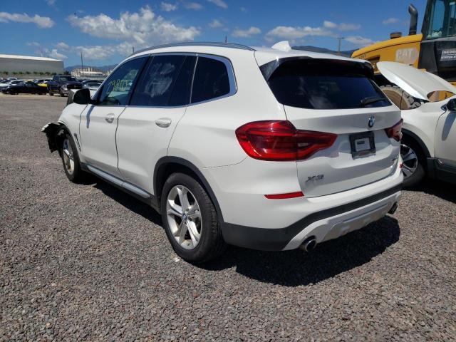 5UXTY3C02LLU71636 - 2020 BMW X3 SDRIVE3 WHITE photo 3