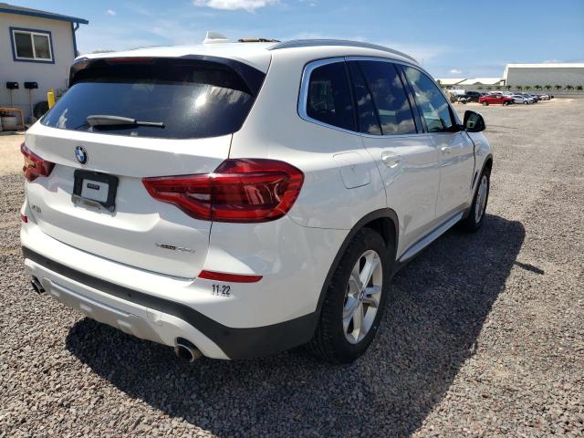5UXTY3C02LLU71636 - 2020 BMW X3 SDRIVE3 WHITE photo 4