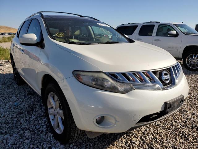 JN8AZ1MW9AW132708 - 2010 NISSAN MURANO WHITE photo 1