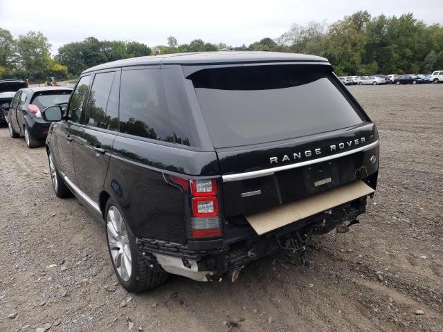 SALGS2TFXFA212050 - 2015 LAND ROVER RANGE ROVE BLACK photo 3