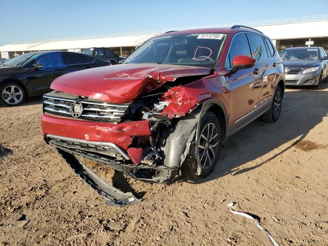 3VV3B7AX4LM176192 - 2020 VOLKSWAGEN TIGUAN SE RED photo 9