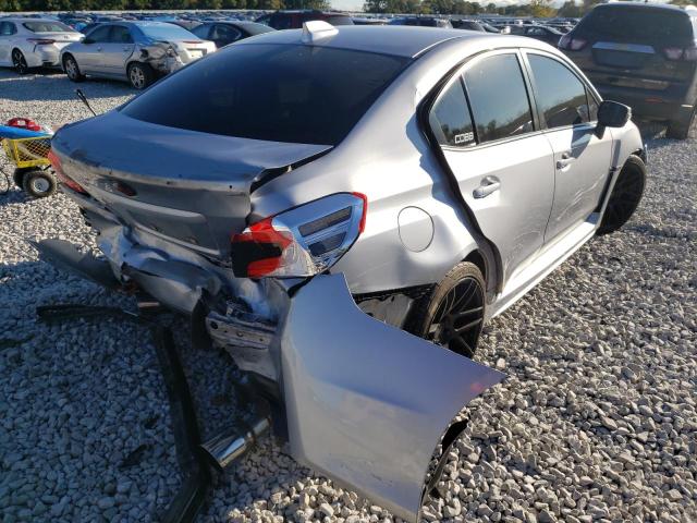 JF1VA1H66J9812603 - 2018 SUBARU WRX LIMITE SILVER photo 4