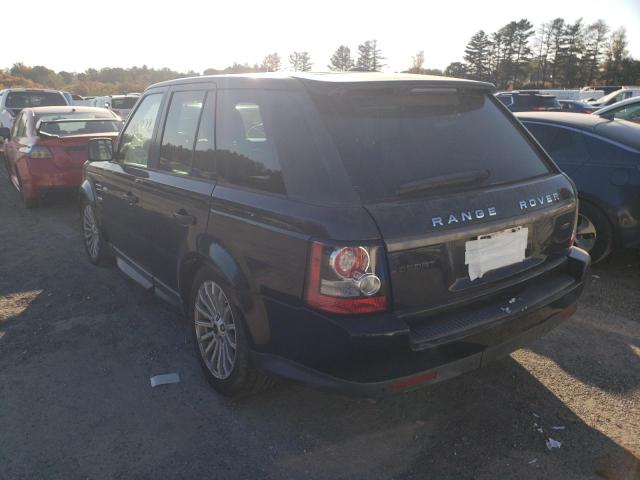 SALSF2D48CA725448 - 2012 LAND ROVER RANGE ROVE BLACK photo 3