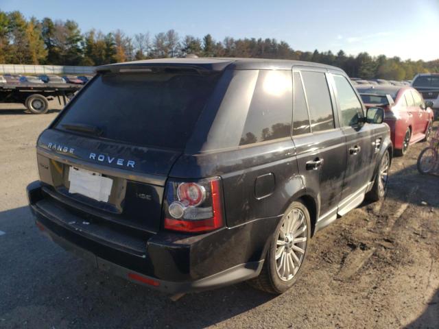 SALSF2D48CA725448 - 2012 LAND ROVER RANGE ROVE BLACK photo 4