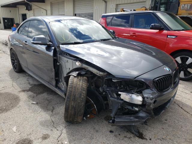 WBA1F5C57FV343629 - 2015 BMW 228 I GRAY photo 1