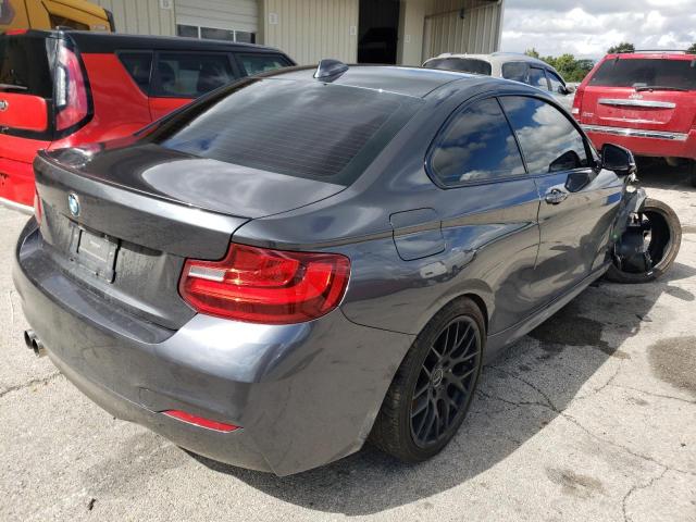 WBA1F5C57FV343629 - 2015 BMW 228 I GRAY photo 4