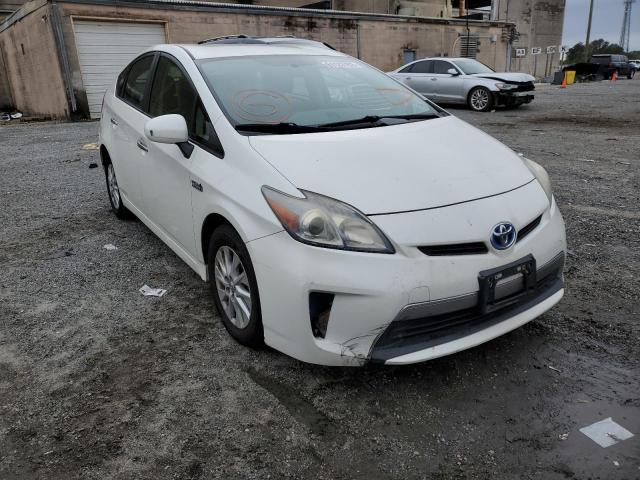 JTDKN3DP9C3024139 - 2012 TOYOTA PRIUS PLUG WHITE photo 1