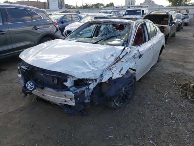 4T1K61AK5MU458110 - 2021 TOYOTA CAMRY XSE WHITE photo 1