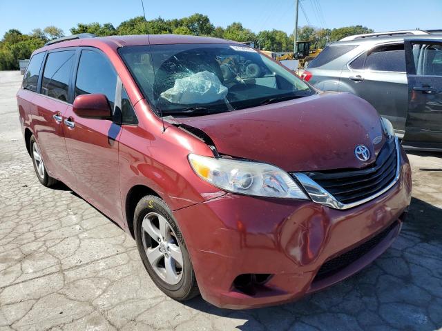 5TDKK3DC7ES440147 - 2014 TOYOTA SIENNA LE RED photo 1