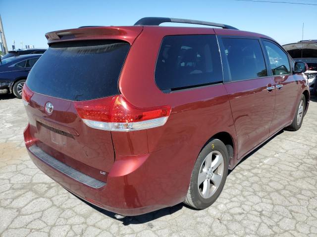 5TDKK3DC7ES440147 - 2014 TOYOTA SIENNA LE RED photo 4