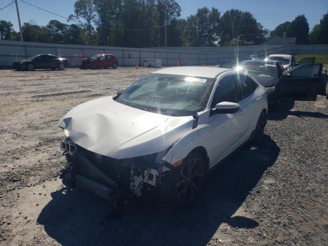 SHHFK7H40KU209410 - 2019 HONDA CIVIC SPOR WHITE photo 2