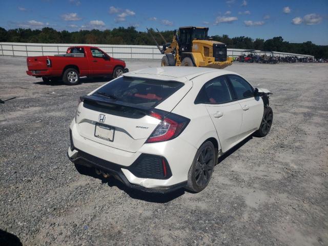 SHHFK7H40KU209410 - 2019 HONDA CIVIC SPOR WHITE photo 4