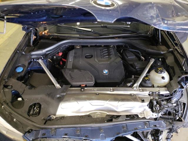 5UXTY5C01L9C80303 - 2020 BMW X3 XDRIVE3 BLUE photo 7
