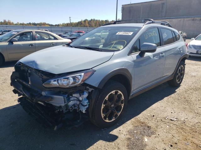 JF2GTACC6MG382034 - 2021 SUBARU CROSSTREK SILVER photo 2