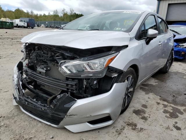 3N1CN8EV6LL865602 - 2020 NISSAN VERSA SV SILVER photo 2