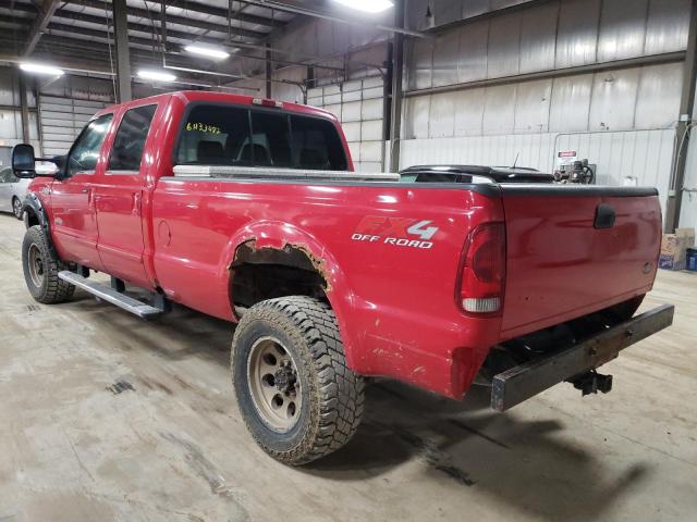 1FTSW31P44ED74933 - 2004 FORD F350 SRW S RED photo 3