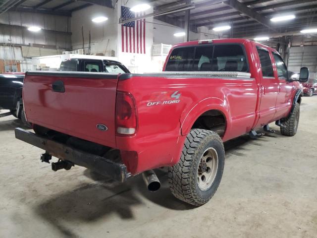 1FTSW31P44ED74933 - 2004 FORD F350 SRW S RED photo 4