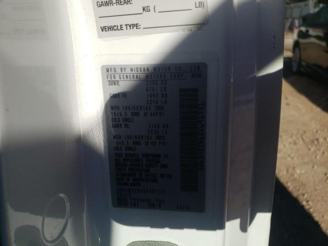 3N63M0ZN6GK691731 - 2016 CHEVROLET CITY EXPRE WHITE photo 10