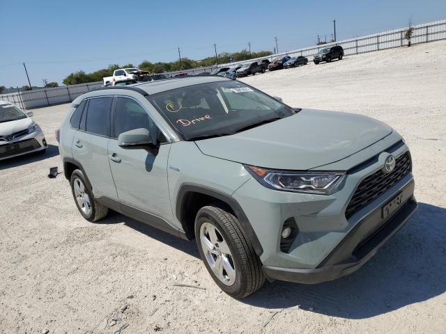 2T3B6RFV5MW016730 - 2021 TOYOTA RAV4 XLE P GREEN photo 1