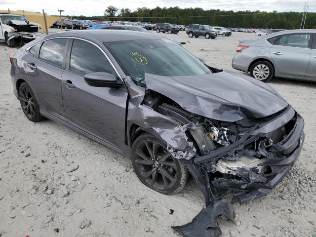 19XFC2F80LE012784 - 2020 HONDA CIVIC SPOR GRAY photo 1