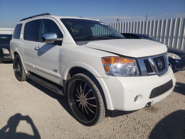 5N1AA08C28N621914 - 2008 NISSAN ARMADA SE WHITE photo 1