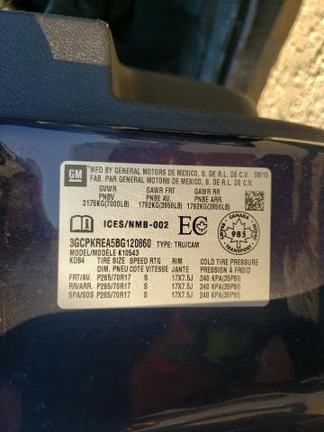 3GCPKREA5BG120860 - 2011 CHEVROLET SILVRDO LS 蓝色 照片 10