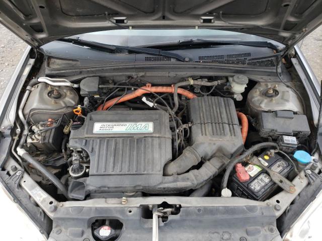 JHMES96644S010197 - 2004 HONDA CIVIC HYBR GRAY photo 7