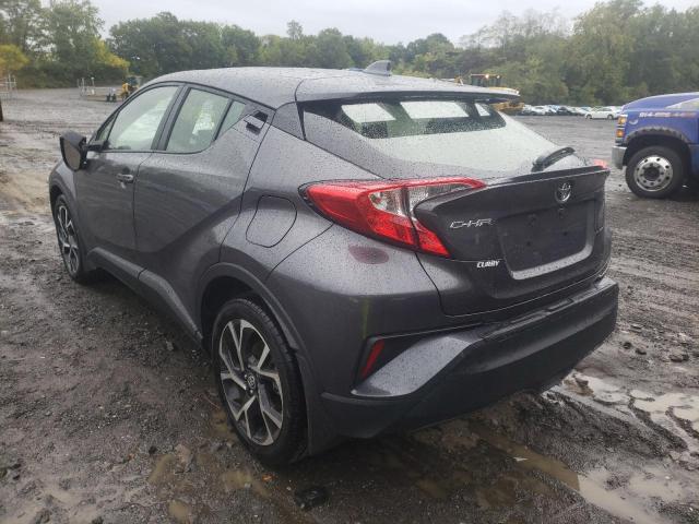 JTNKHMBX7L1089949 - 2020 TOYOTA C-HR XLE GRAY photo 3