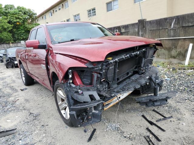 1C6RR6HTXFS530401 - 2015 RAM 1500 SPORT RED photo 1