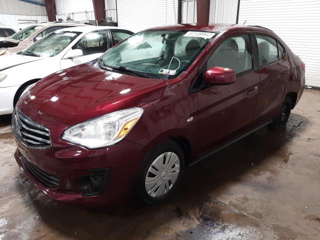 ML32F3FJ0KHF06236 - 2019 MITSUBISHI MIRAGE G4 BURGUNDY photo 2