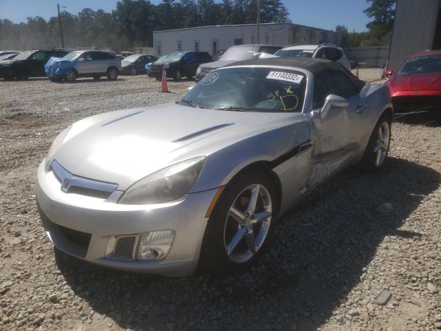 1G8MG35X47Y142605 - 2007 SATURN SKY REDLIN SILVER photo 2