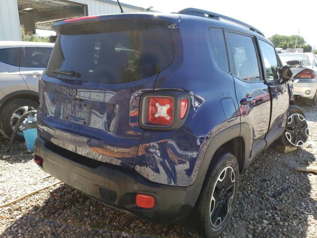 ZACCJBCB0HPE96166 - 2017 JEEP RENEGADE T BLUE photo 4