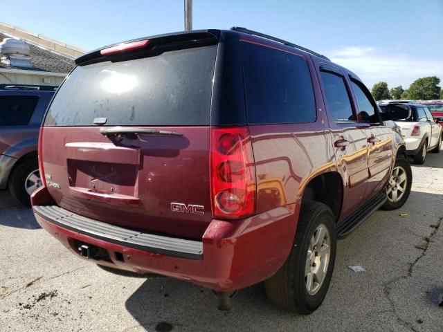 1GKFK13057J338010 - 2007 GMC YUKON BURGUNDY photo 4