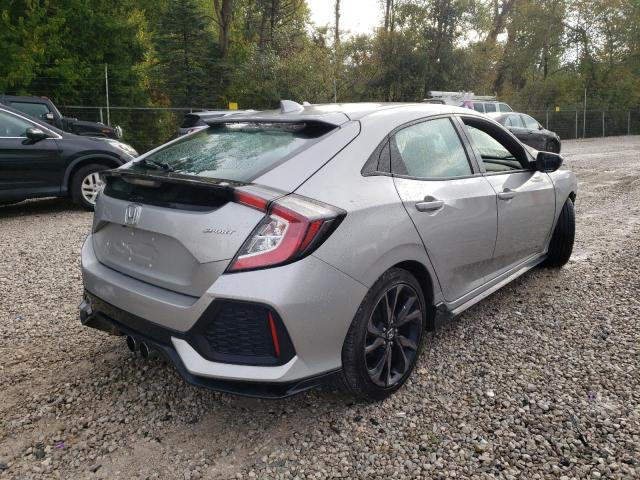 SHHFK7H48JU221139 - 2018 HONDA CIVIC SPOR SILVER photo 4