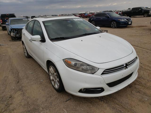 1C3CDFCH4DD134597 - 2013 DODGE DART LIMIT WHITE photo 1