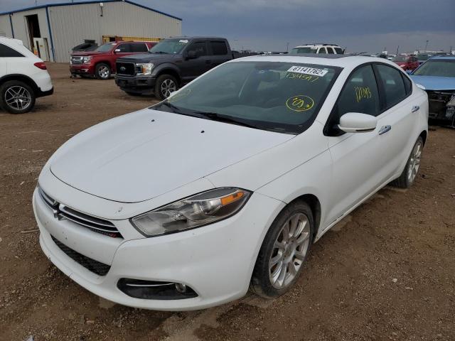 1C3CDFCH4DD134597 - 2013 DODGE DART LIMIT WHITE photo 2