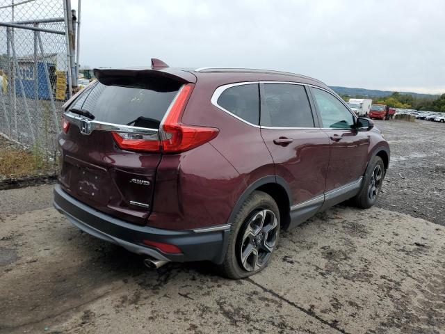 2HKRW2H92JH623323 - 2018 HONDA CR-V TOURI BURGUNDY photo 4