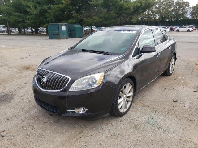 1G4PT5SV1E4****** - 2014 BUICK VERANO PRE GRAY photo 2