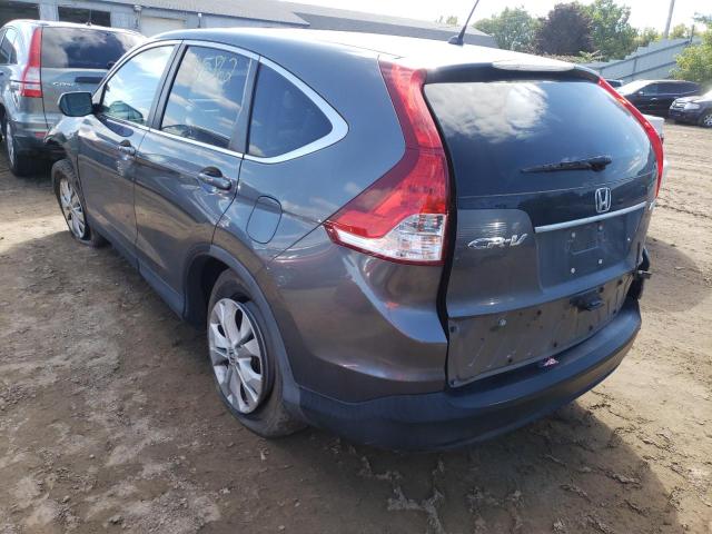 2HKRM4H50DH619029 - 2013 HONDA CR-V EX GRAY photo 3