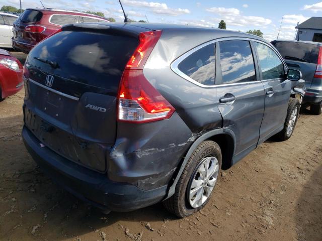 2HKRM4H50DH619029 - 2013 HONDA CR-V EX GRAY photo 4