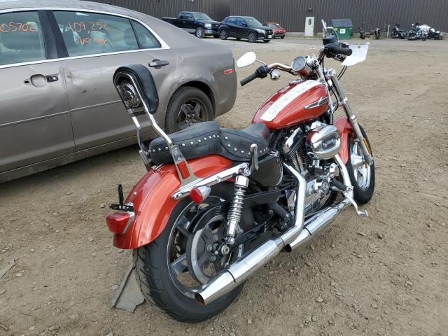 1HD1CT316EC436017 - 2014 HARLEY-DAVIDSON XL1200 C RED photo 4