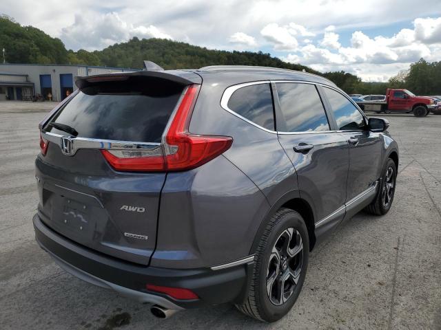 2HKRW2H94HH614651 - 2017 HONDA CR-V TOURI GRAY photo 4