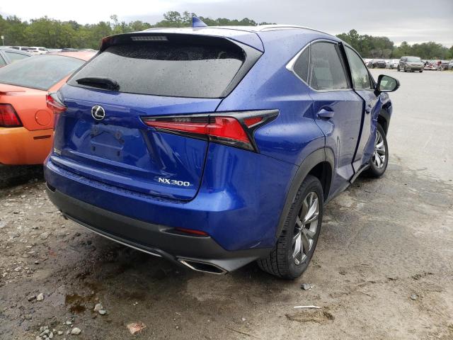 JTJYARBZ3J2110866 - 2018 LEXUS NX 300 BAS BLUE photo 4