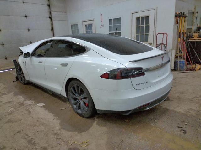 5YJSA1H20EFP69205 - 2014 TESLA MODEL S Ağ foto 3