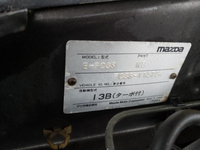 FC3S115764 - 1987 MAZDA RX7 BLACK photo 10