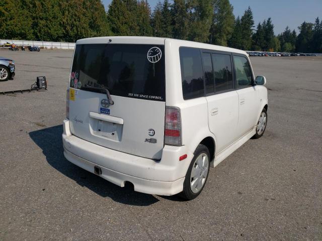 JTLKT324564106760 - 2006 TOYOTA SCION XB თეთრი ფოტო 4