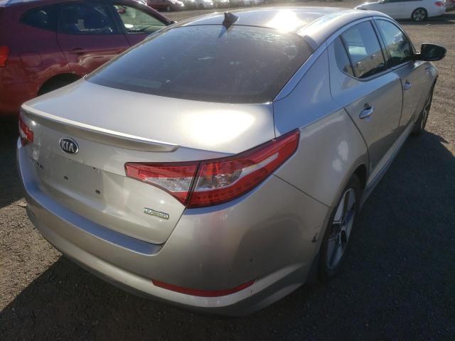 KNAGM4AD7C5024425 - 2012 KIA OPTIMA HYB SILVER photo 4