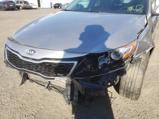 KNAGM4AD7C5024425 - 2012 KIA OPTIMA HYB SILVER photo 9